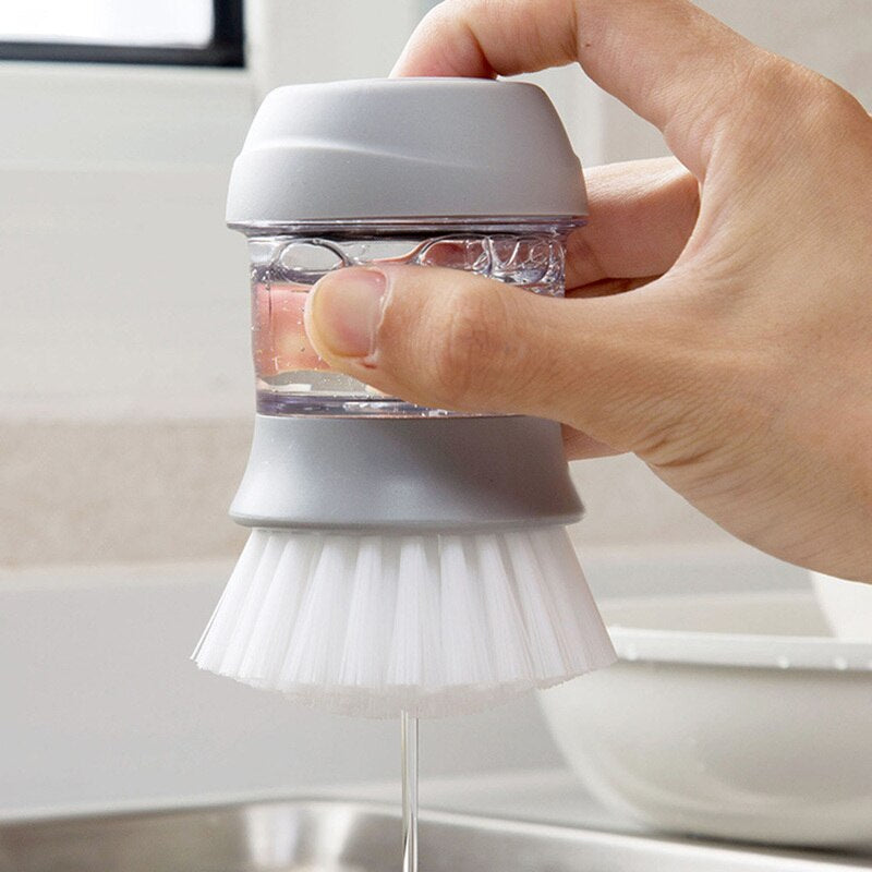 Non-stick Automatic Soap Dispensing Dish Cleaning Brush