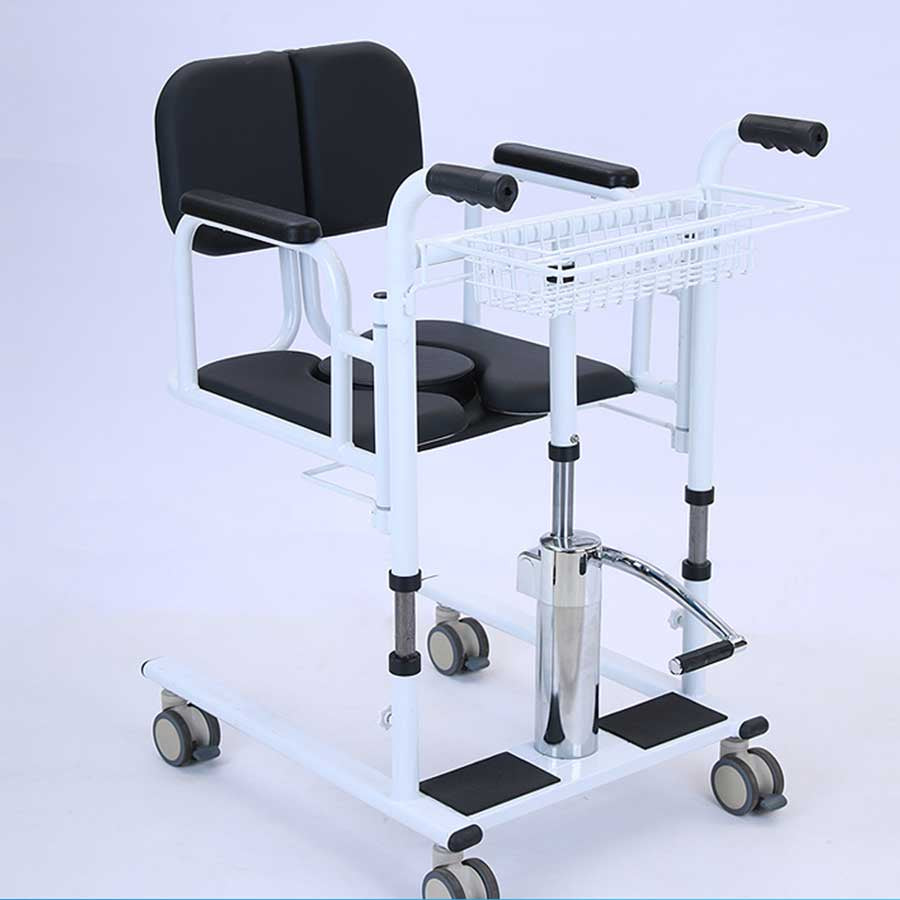 Foot Pedal Lift Hydraulic Adjustable Patient Transfer Chair