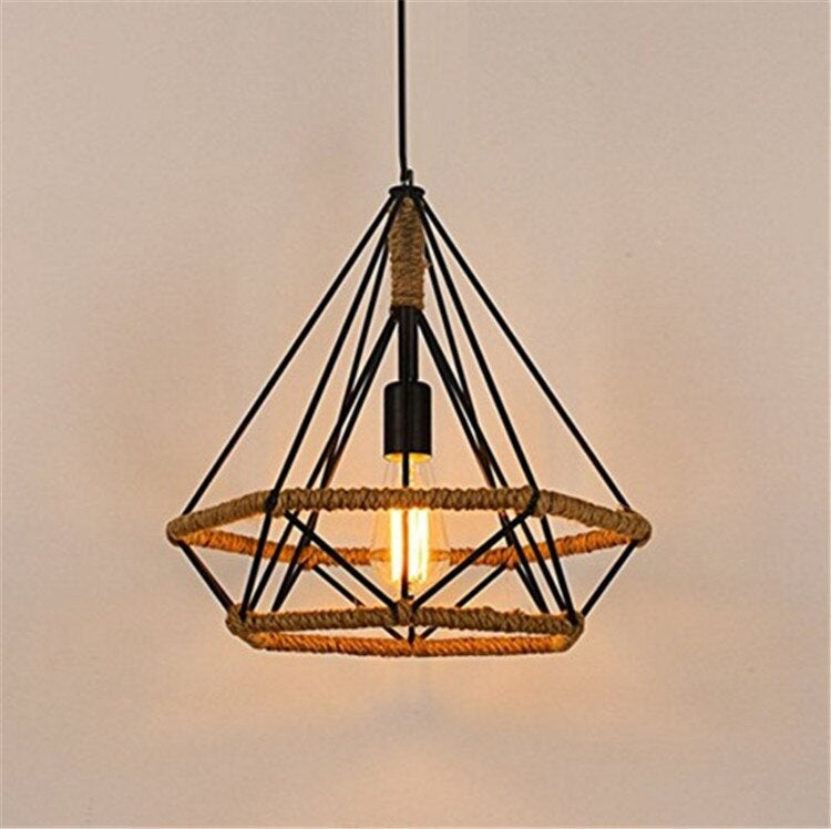 Luxury Modern Art Diamond Shape Light Lamps