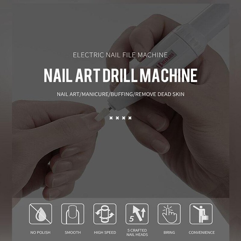 Mini Simple Electric Nail Care Kit