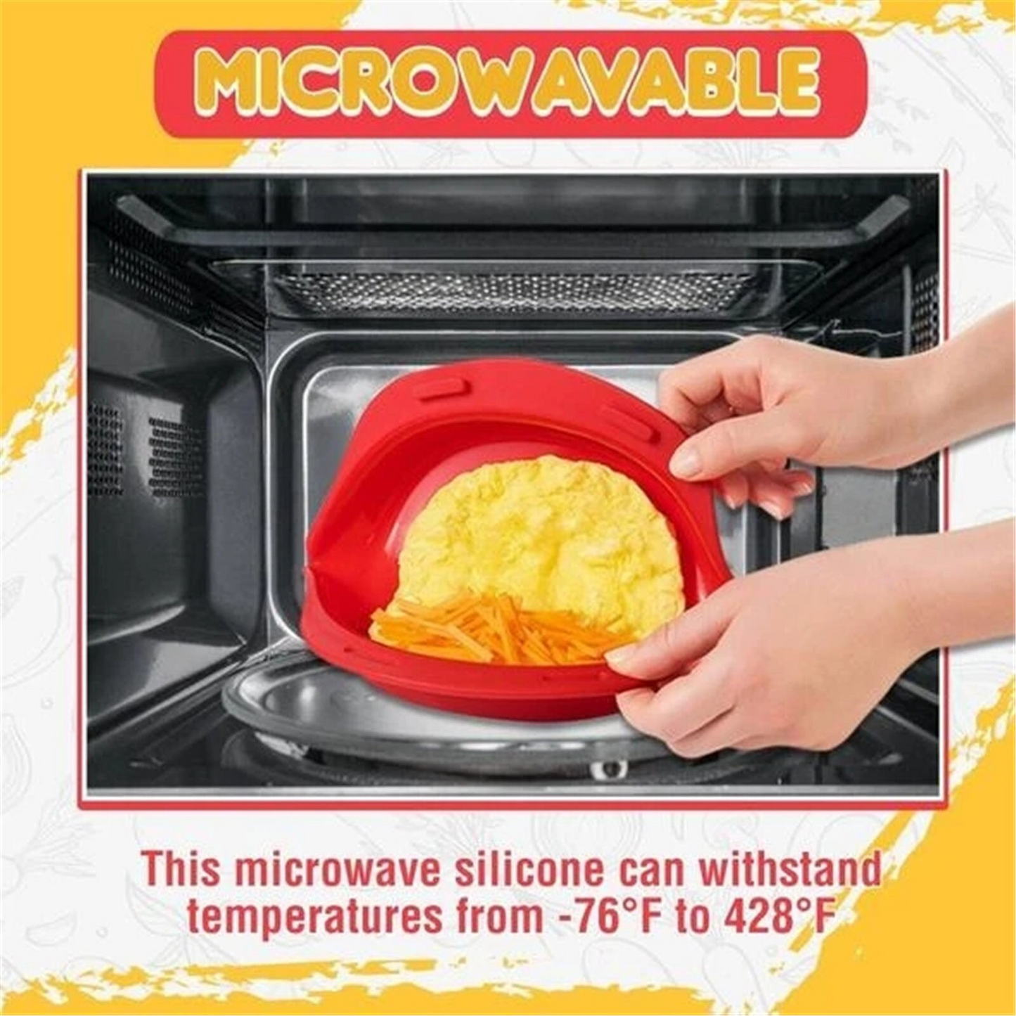 Non-Stick Microwave Omelette Maker