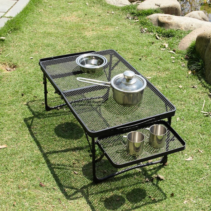 Portable Easy Carry BBQ Camping Table