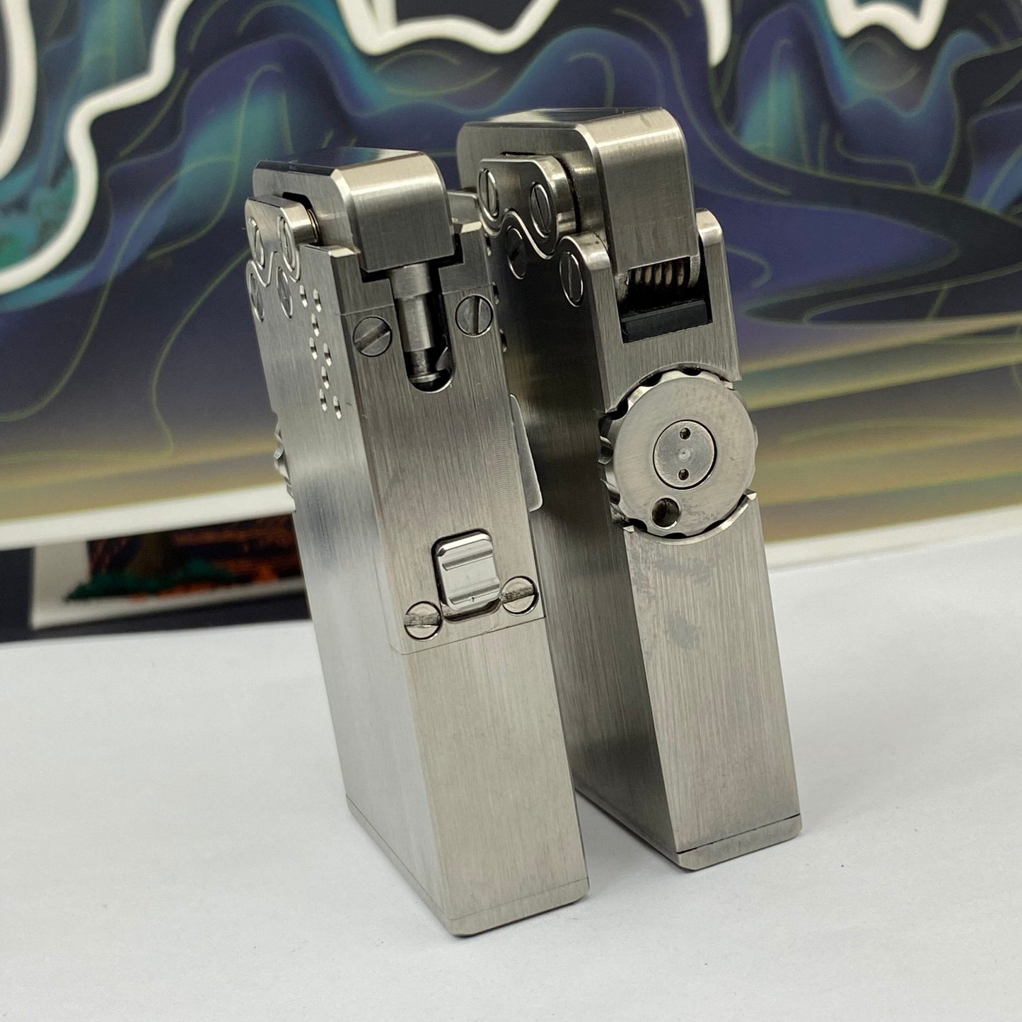 Handmade Mechanical Titanium Automatic Lighter