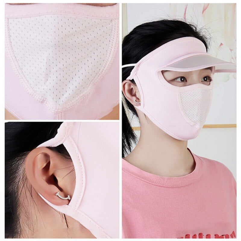 Breathable UV Protection Outdoor Sun Hat Mask
