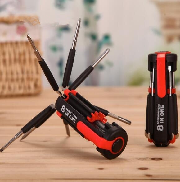 8in1 LED Foldable Screwdriver Set