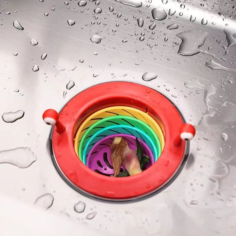 Little Monster Colorful Foldable Sink Strainer Basket