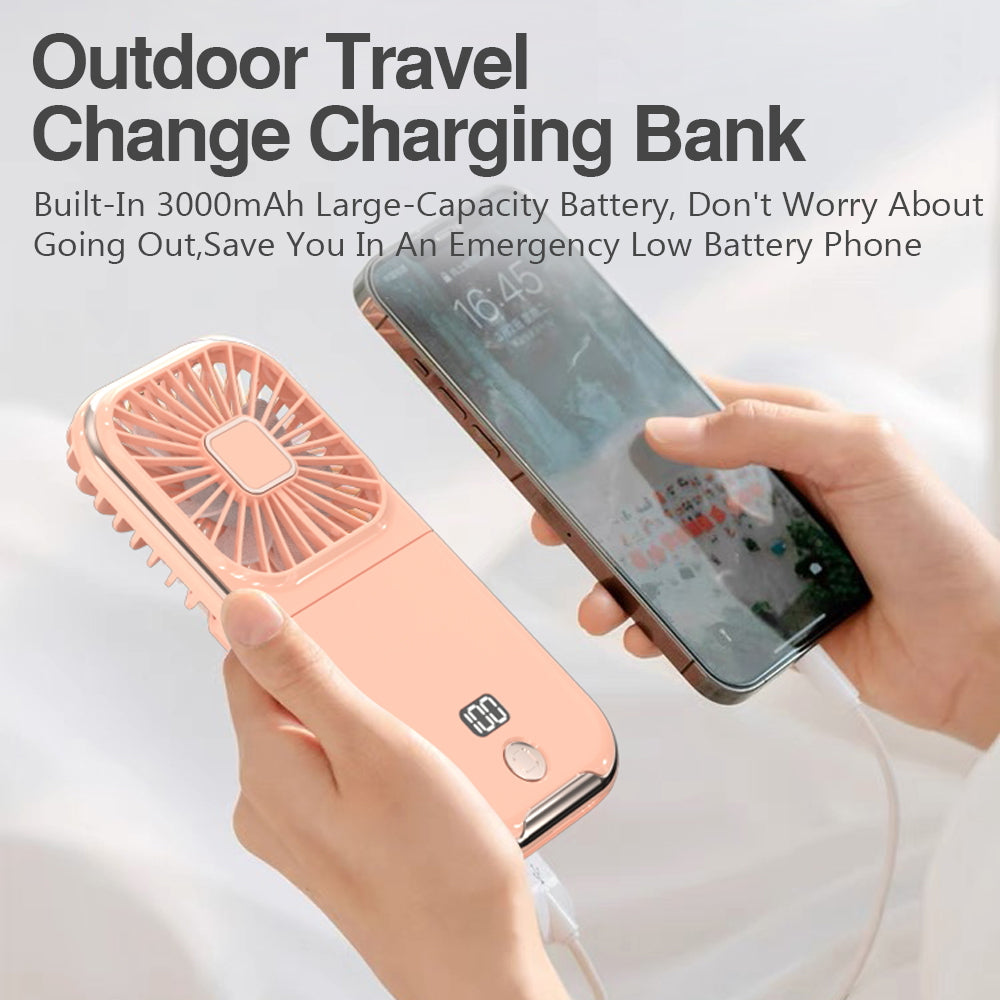 Portable Rechargeable Magic Phone Holder Cooling Fan