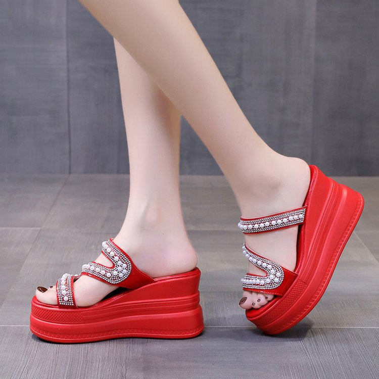 Summer Walk High Platform Slippers