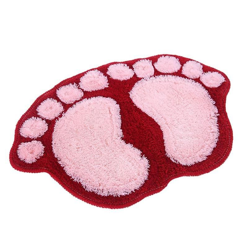 Bear Foot Print Non-Slip Bathroom Mat