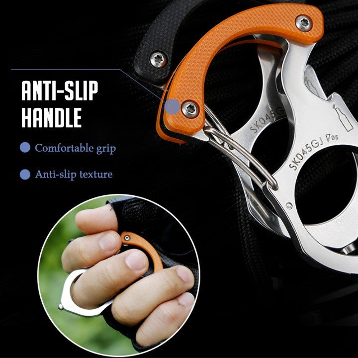 Ultimate Adventure Multi-Tool Ring Keychain