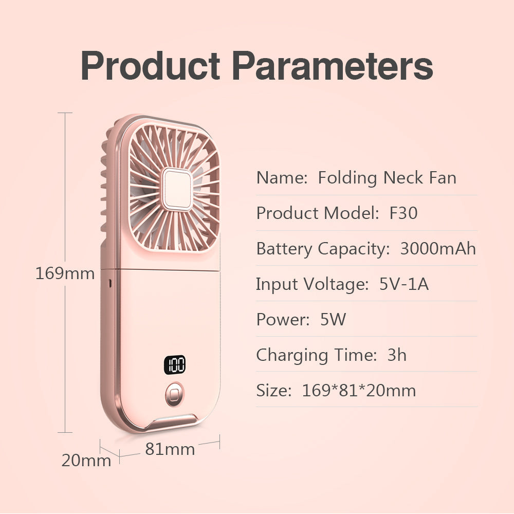 Portable Rechargeable Magic Phone Holder Cooling Fan