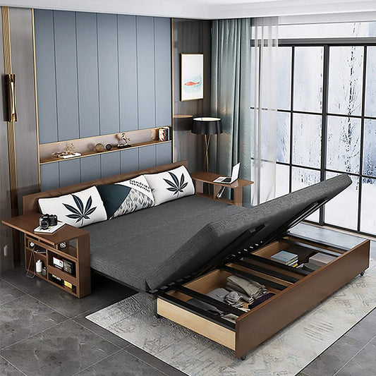 Desk Compact Multifunctional Wooden Minimalist Sofa Bed