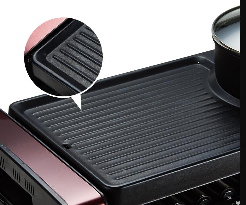Multifunctional Smokeless Non-Stick Indoor Grill