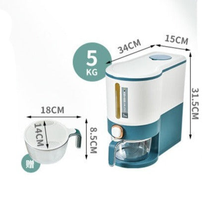 Automatic Press-Type Grain Dispenser