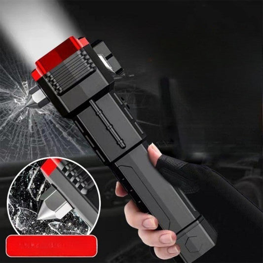 Multifunctional Heavy-Duty Magnetic Safety Rechargeable Flashlight