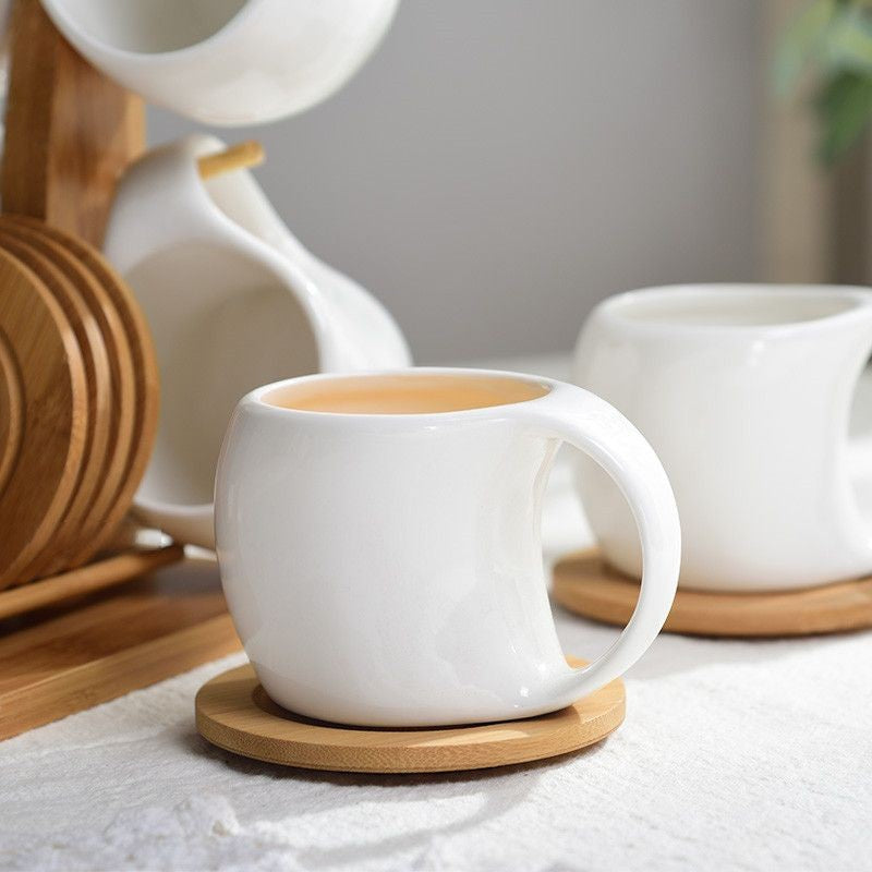 Simple Harmony Ceramic Tea Pot Set