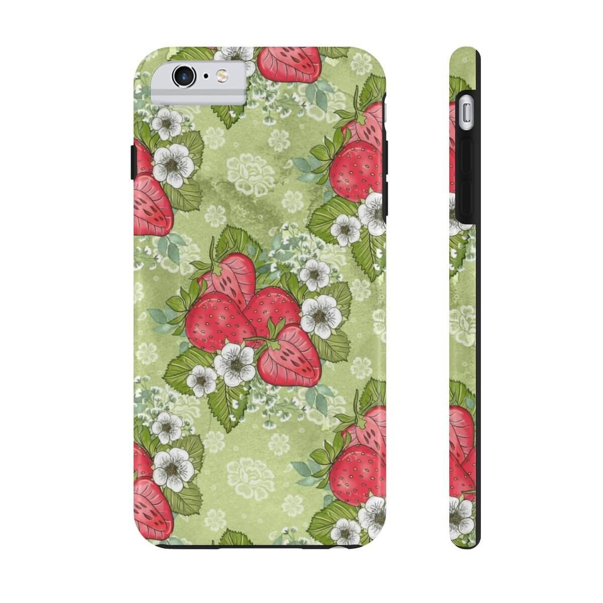 Tough Mate Strawberry iPhone Cases