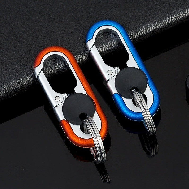 Mini Organizer Stainless Steel Keychain