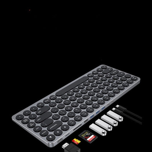10in1 Keyboard Multi USB Docking Station - UTILITY5STORE