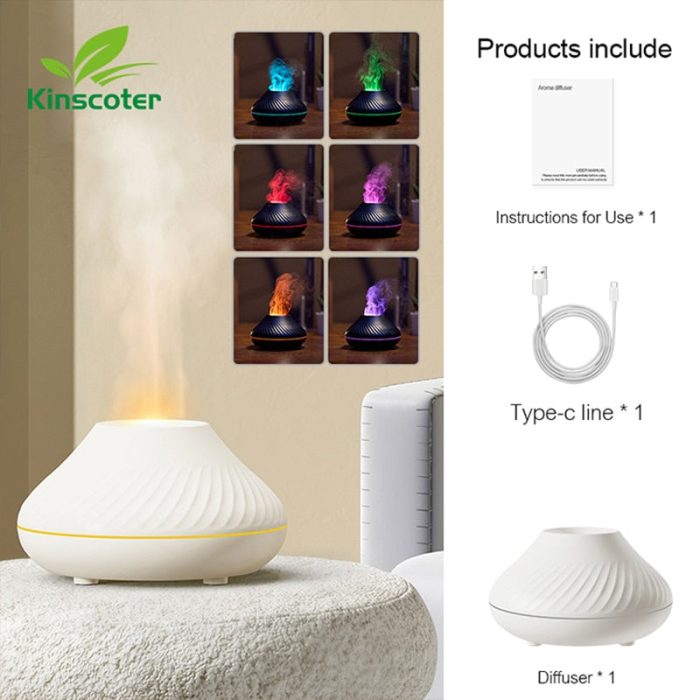 Luminous Volcano USB Humidifier Lamp