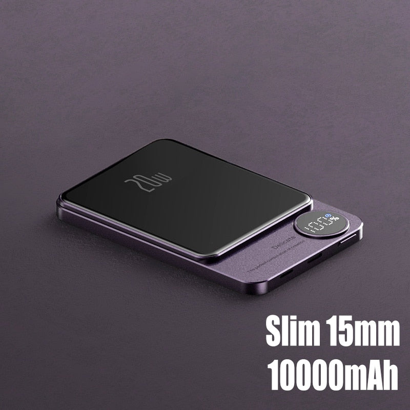 Mini Slim Magnetic Magsafe Wireless Charger Powerbank