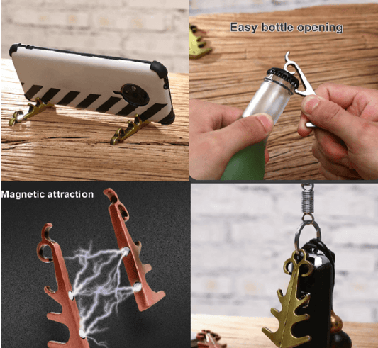 Multifunctional Magnetic Retro Key Phone Holder