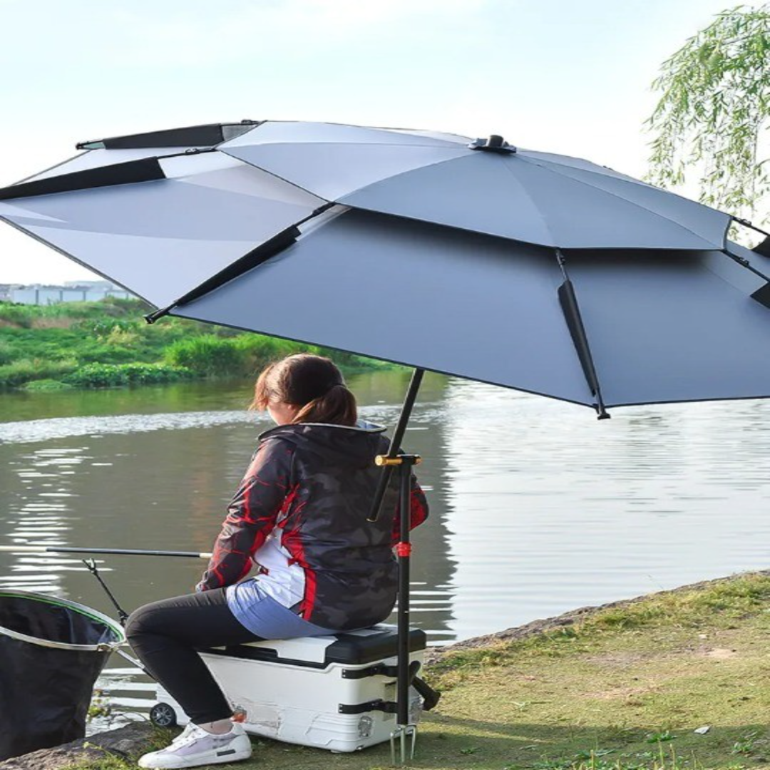 Outdoor Shade Double-Layer Fishing Umbrella - UTILITY5STORE
