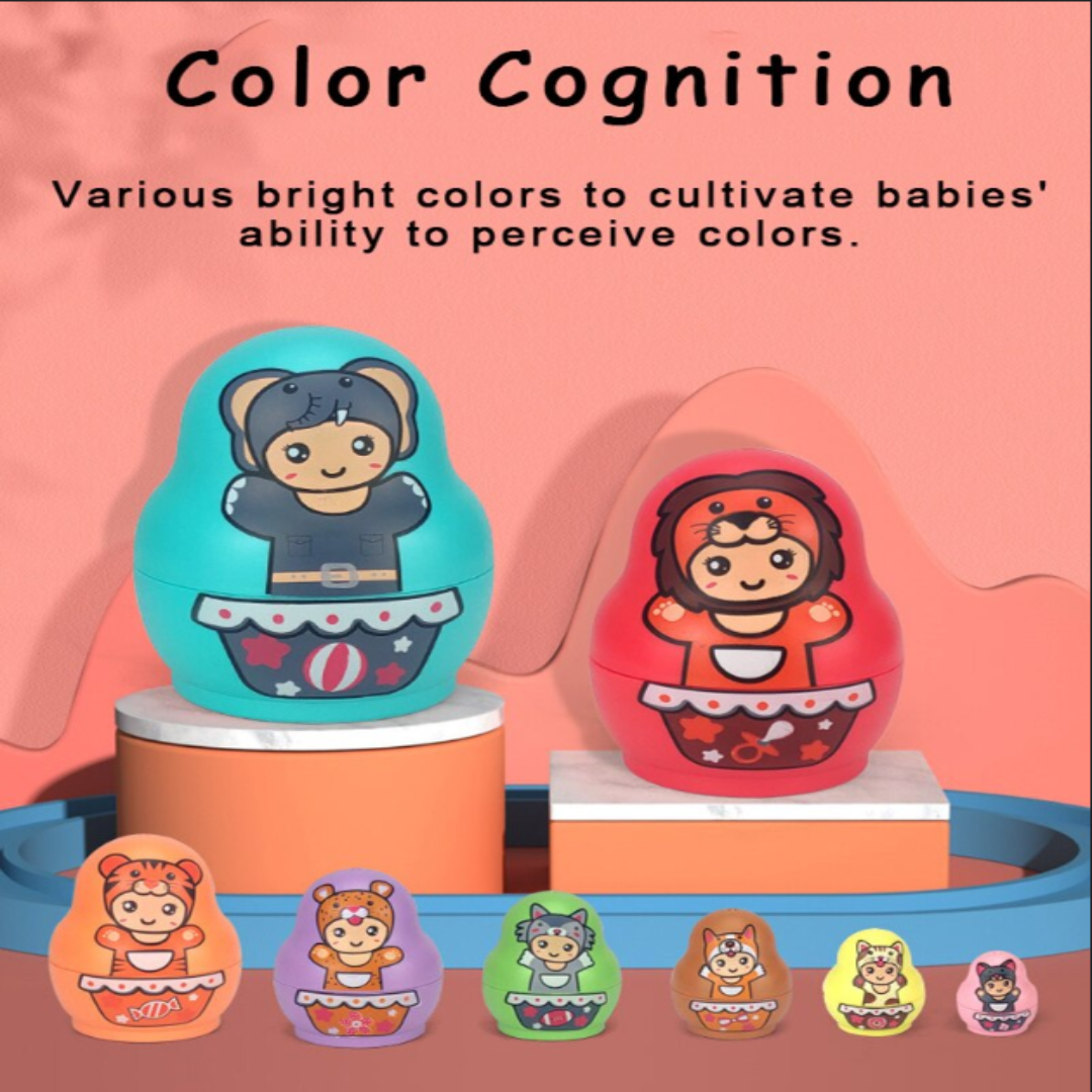 Educational Colorful Kids Matryoshka Dolls