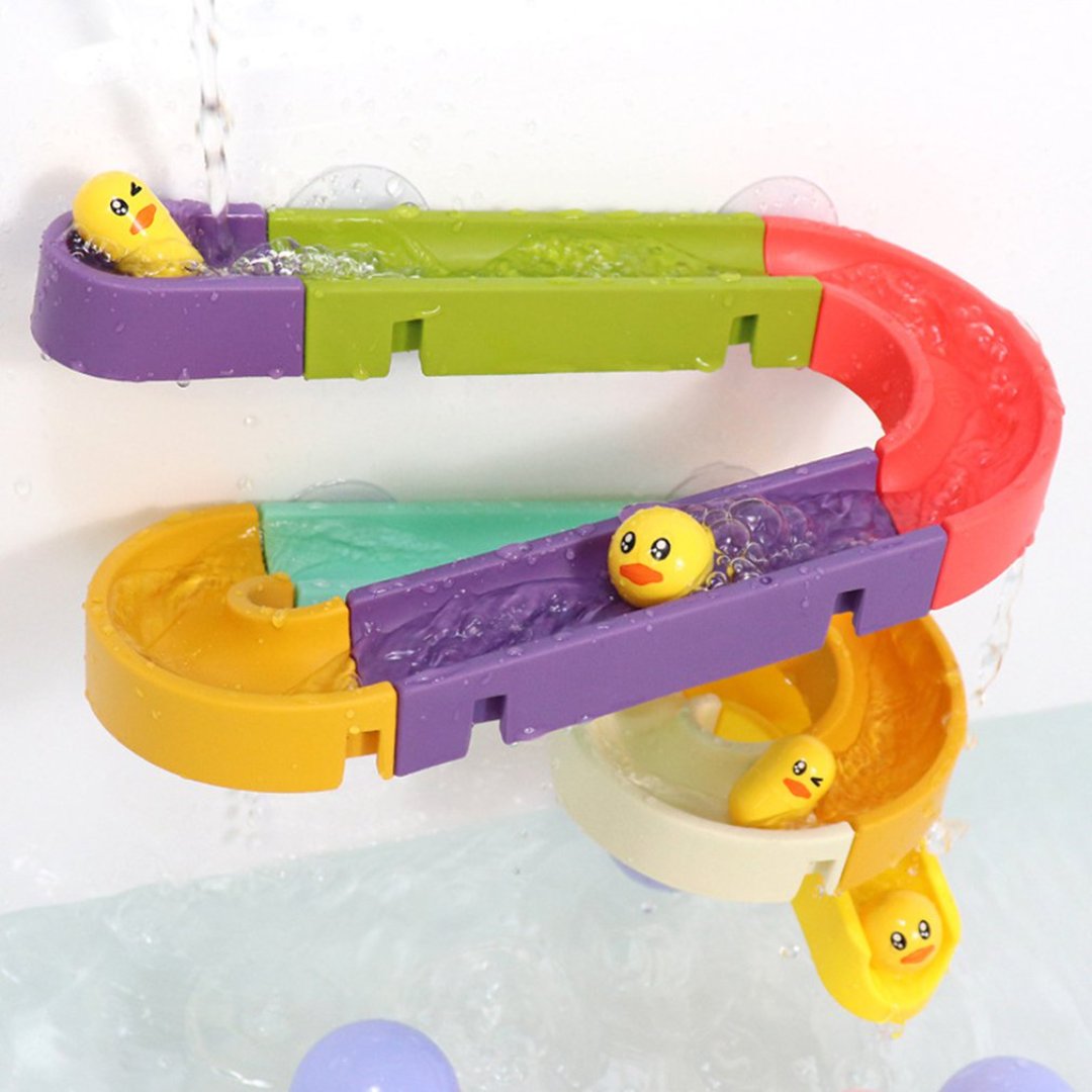 Sliding Ducks Stackable Kids Bath Toy