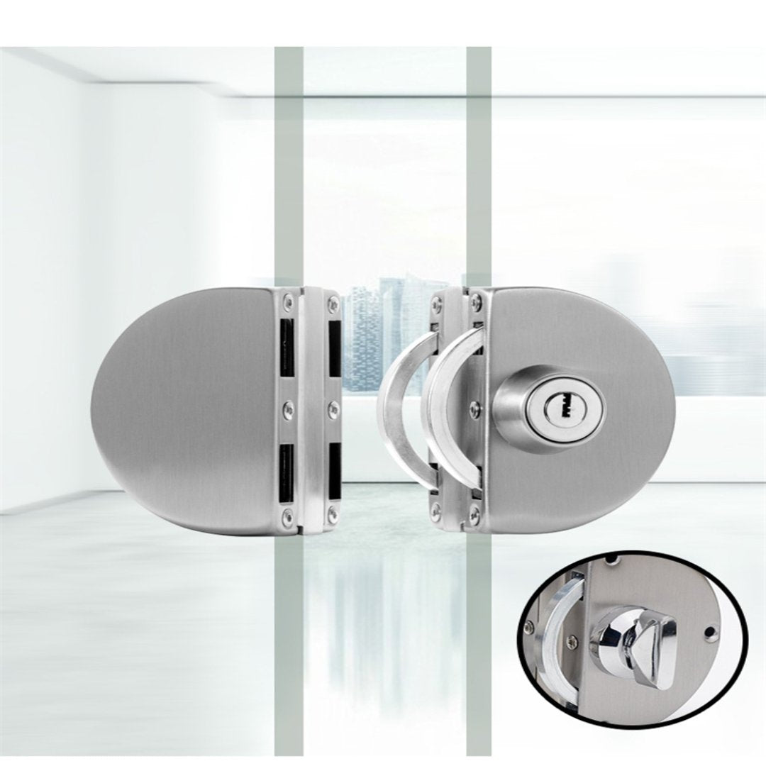 Sliding Door Stainless Steel Safety Glass Door Lock