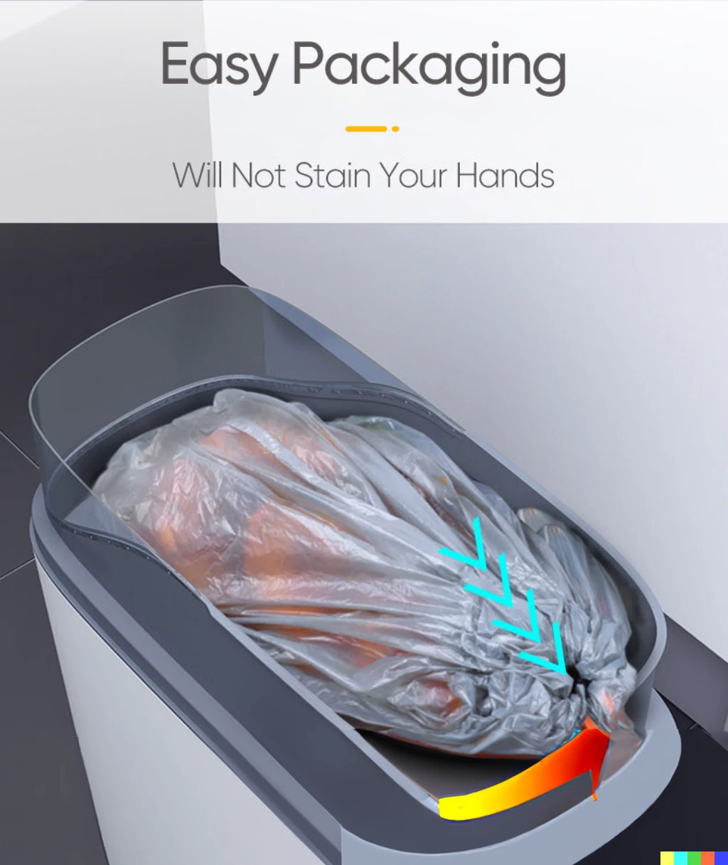Automatic Packaging Large Trash Can