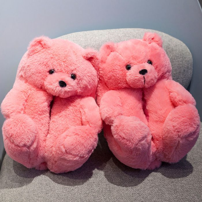 Warm Bear Paws Cute Home Slippers