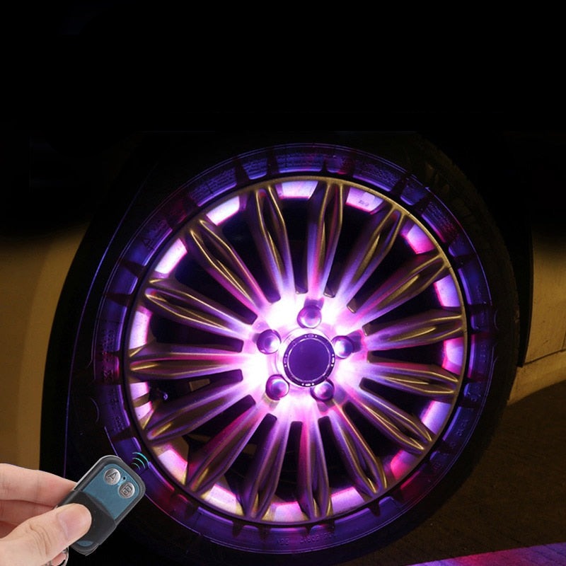 Car Tire Solar Light Set