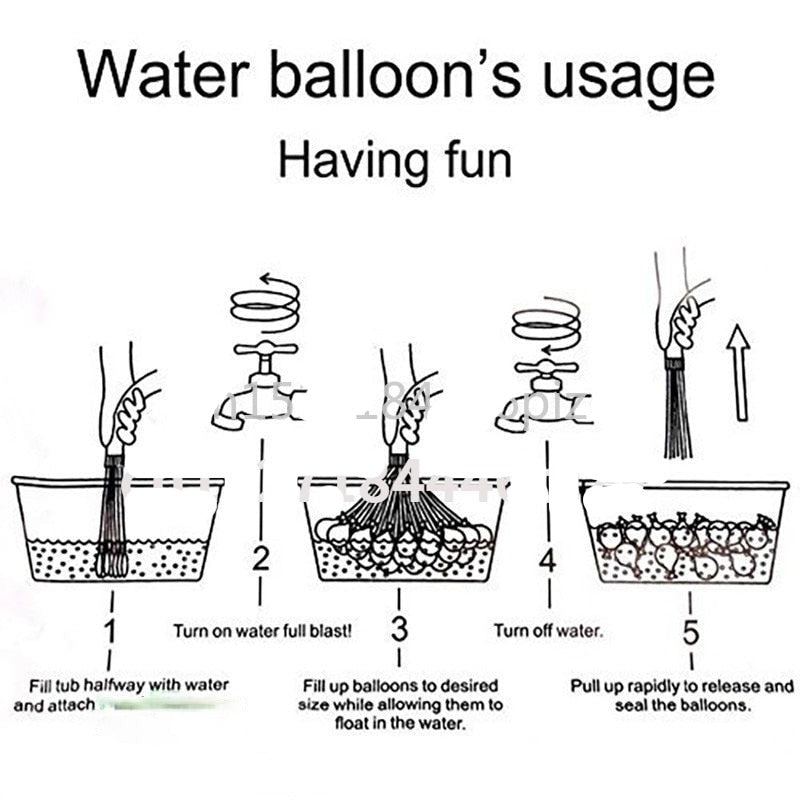 Quick Water Balloons Filling Tool