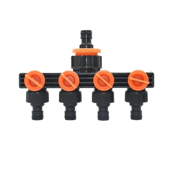 4-Way Garden Tap Water Splitter - UTILITY5STORE