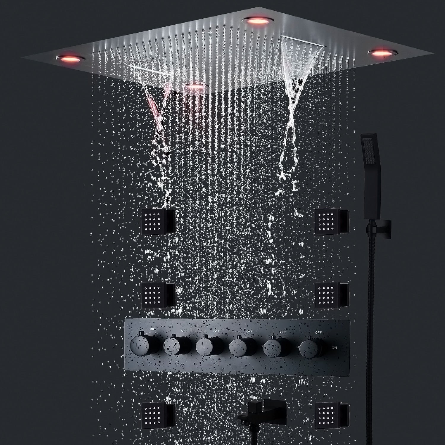 Elegant Rainfall Relax Shower System