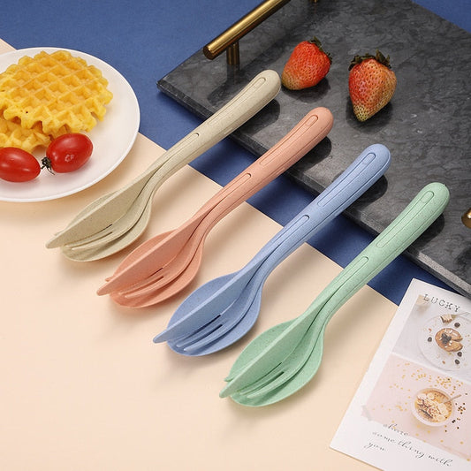 Portable All-in-one Travel Cutlery Set