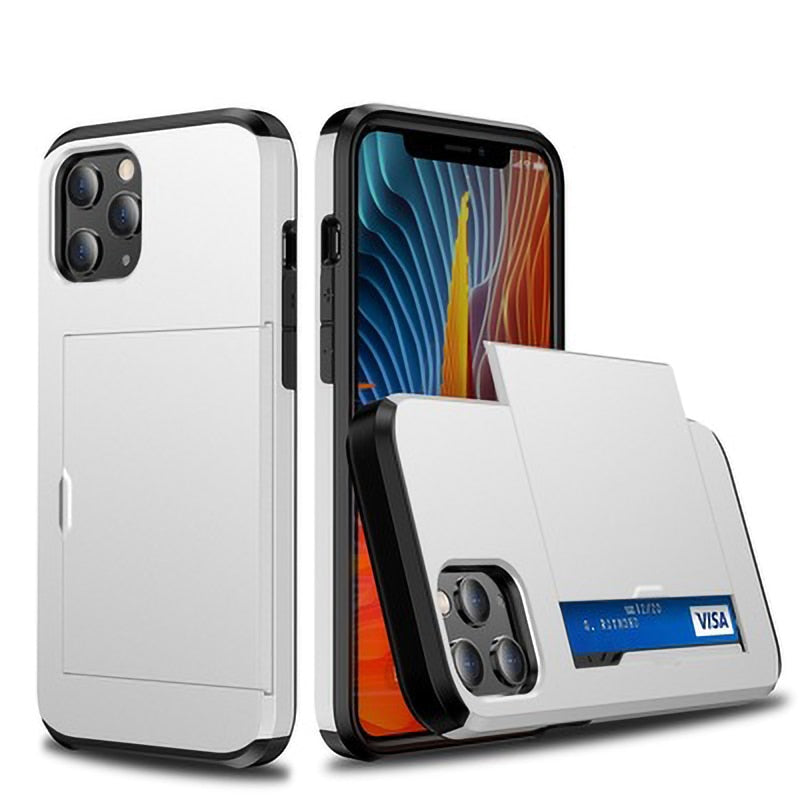 Business Armor Slide Wallet iPhone Case