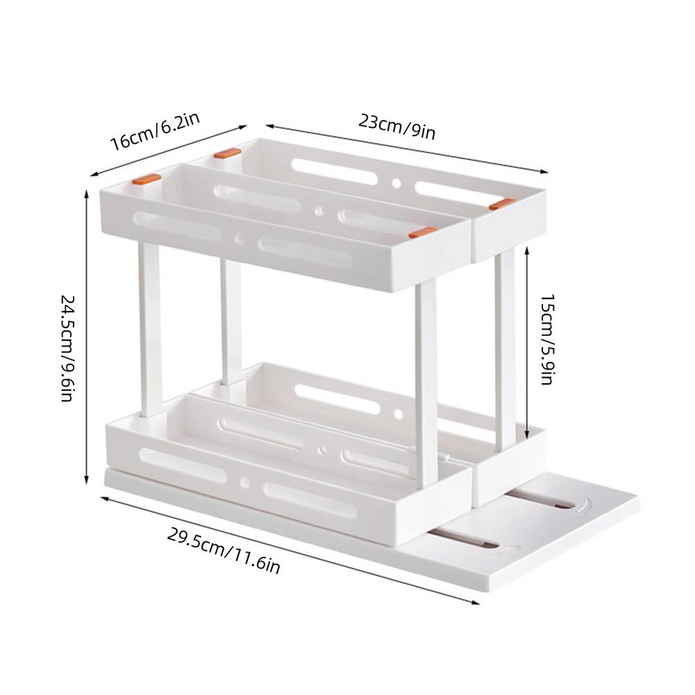 Easy Sliding Kitchen Seasoning Storage Rack