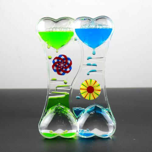 Double Floating Hearts Hourglass