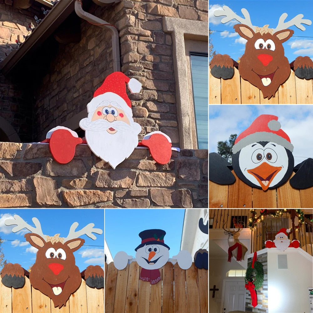 Surprise Santa Claus Outdoor Christmas Decoration - UTILITY5STORE