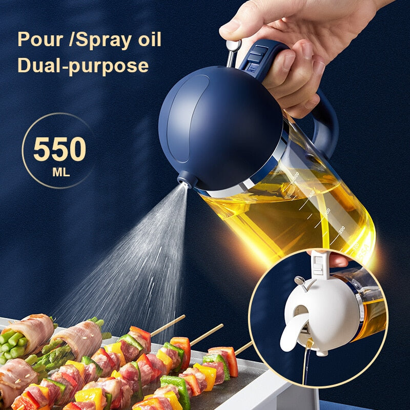 2in1 Oil Spray Dispenser Bottle - UTILITY5STORE