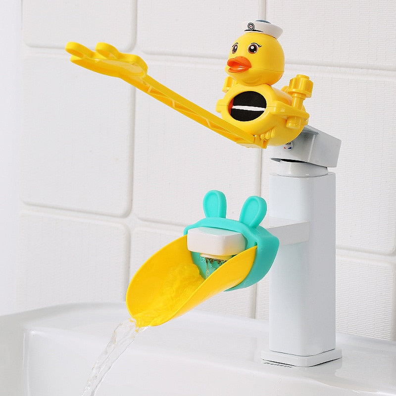 Cartoon Splash Proof Kids Faucet Extender