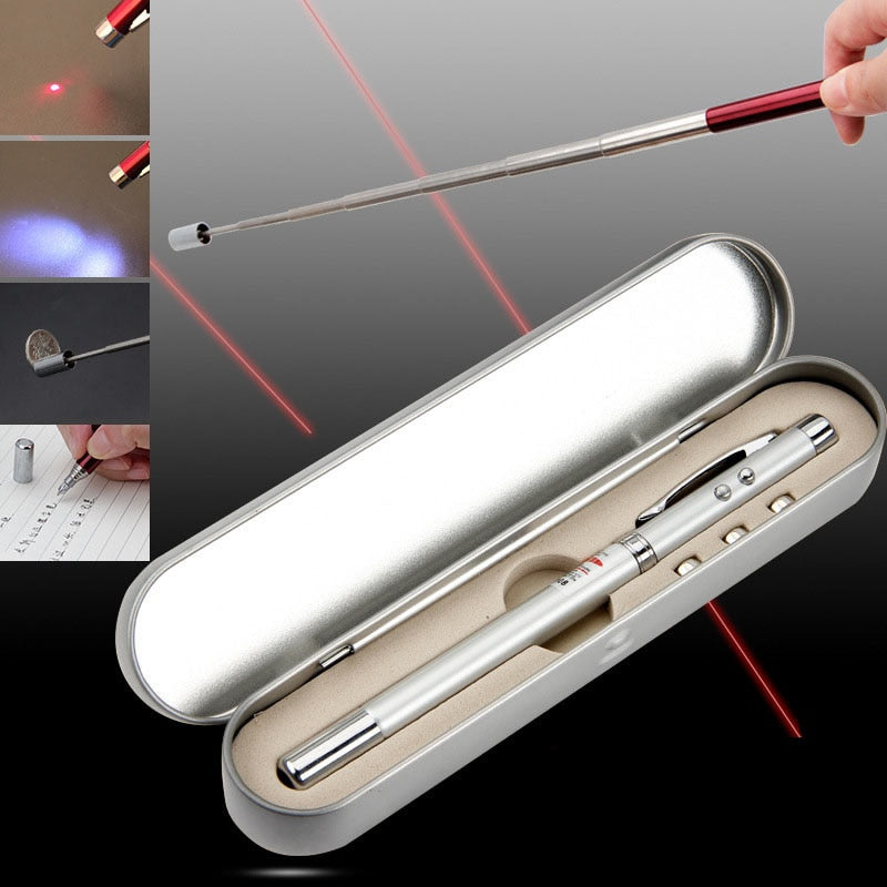 2in1 Telescopic Light Magnetic Pointer Pen - UTILITY5STORE