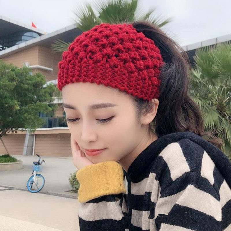 Cozy Crown Elastic Knitted Headband