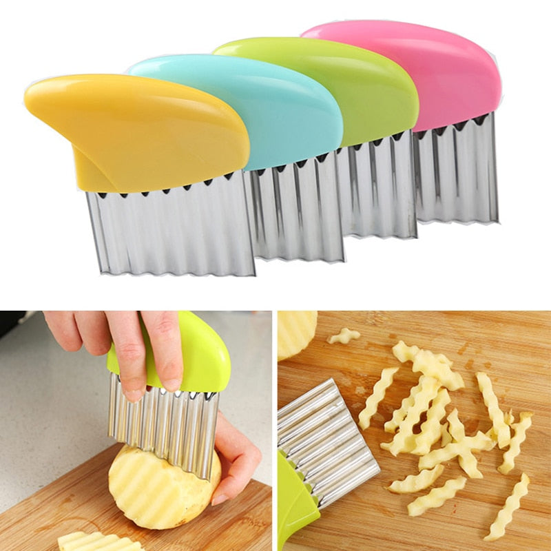 Speed Cut Wrinkle Manual Potato Chips Slicer