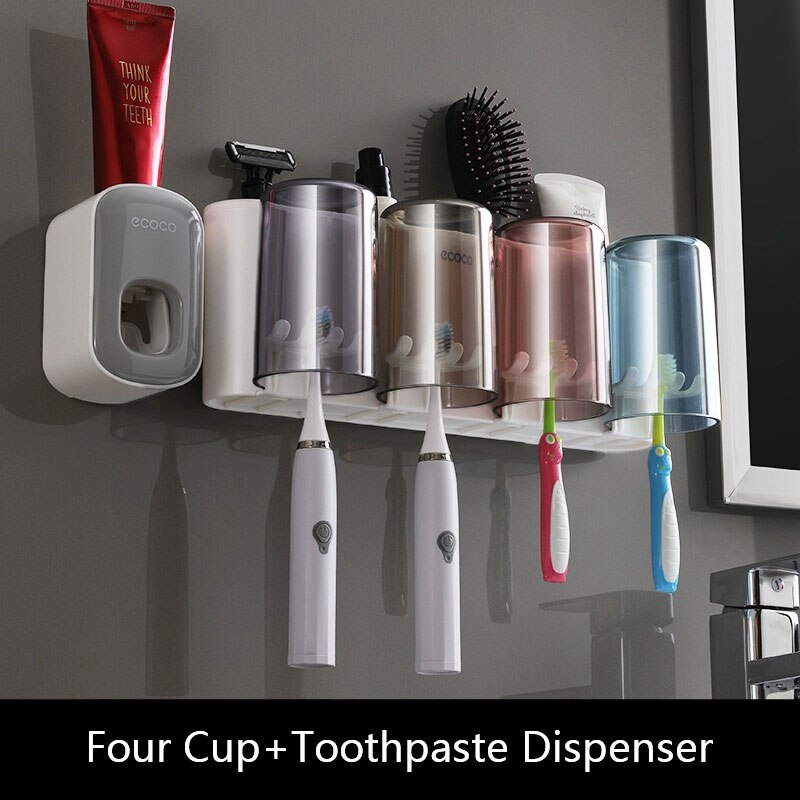 Universal Bathroom Organizer Multifunctional Toothbrush Holder