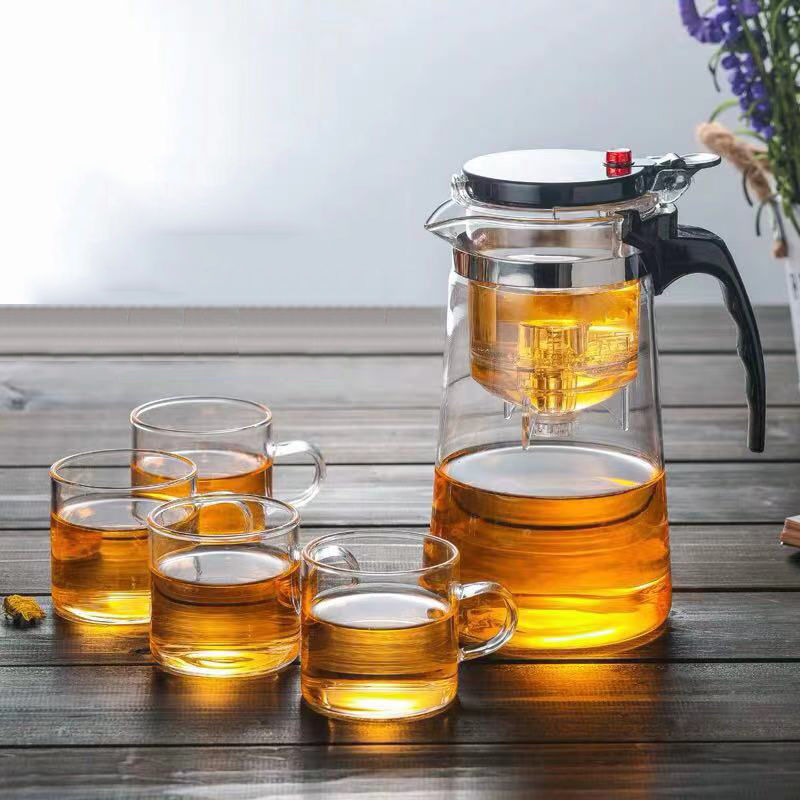 TeaTime Heat Resistant Glass Teapot - UTILITY5STORE