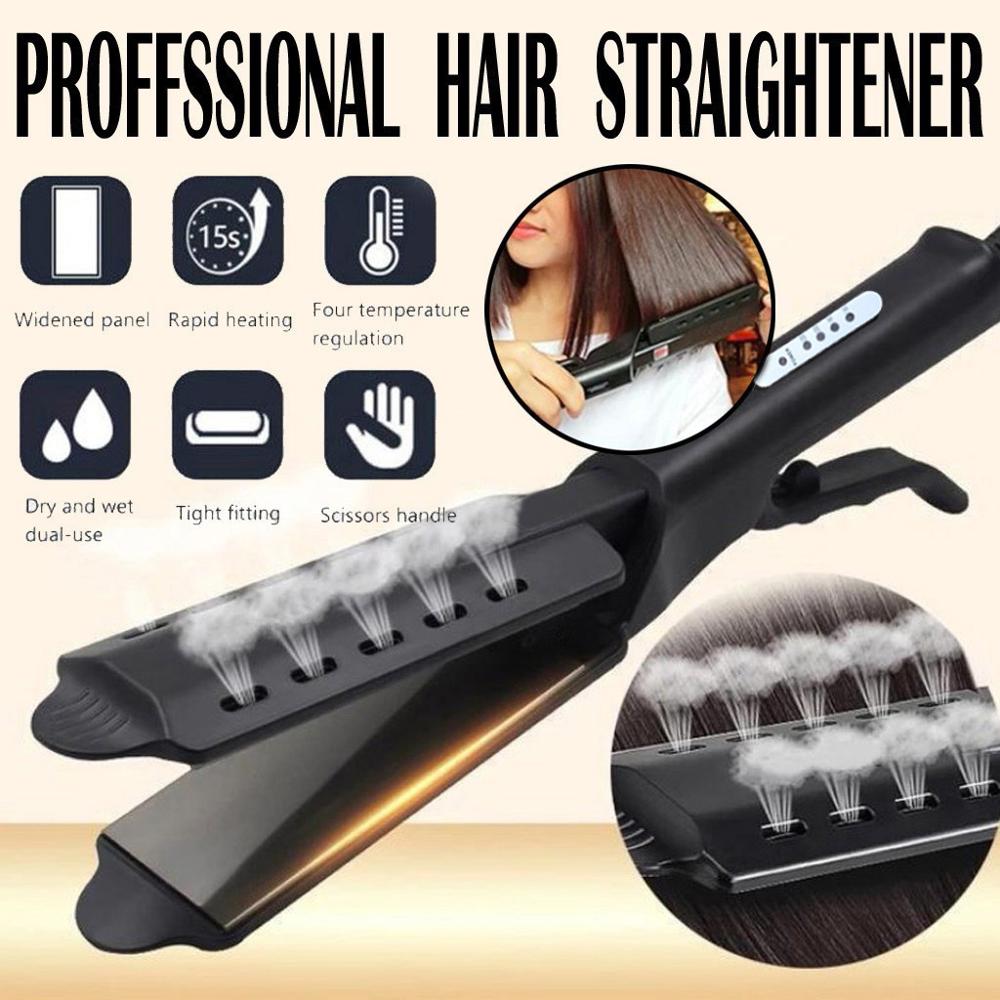 Heat Flex Adjustable Ceramic Iron Hair Styling Straightener