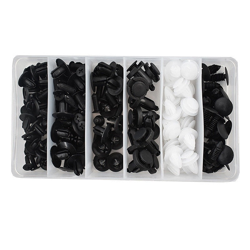 100pcs Auto Fastener Pin Rivet Bumper Car Clip Kit - UTILITY5STORE